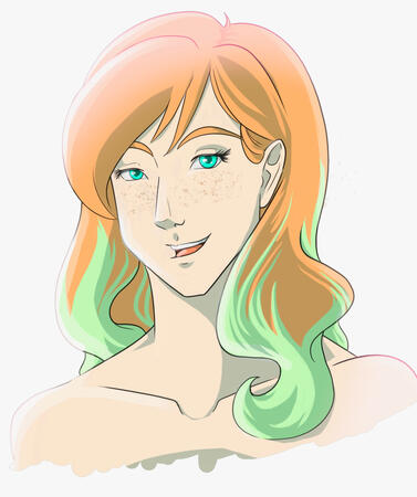 Bust example sketch.